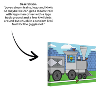 Load image into Gallery viewer, PromptCanvas™ - Custom Canvas Print