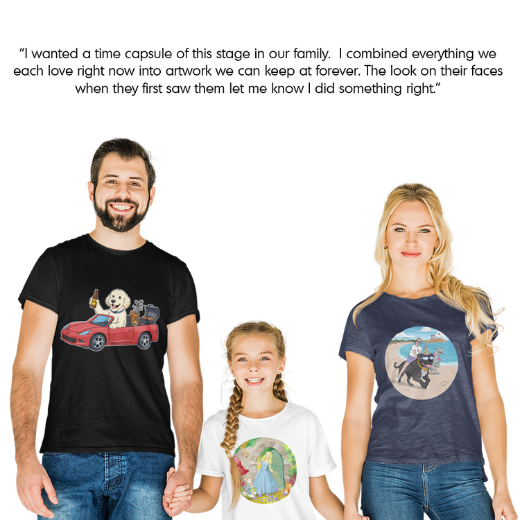 PromptTee™ Group Pack - 3-10x Unisex T-Shirts