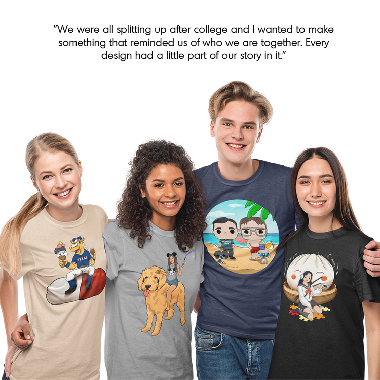 PromptTee™ Group Pack - 3-10x Unisex T-Shirts