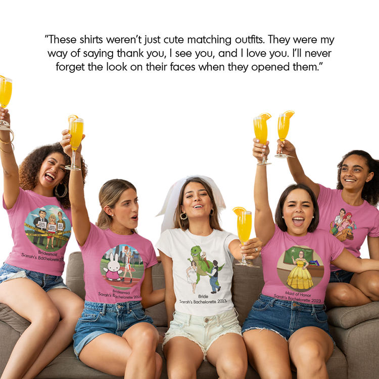 PromptTee™ Group Pack - 3-10x Unisex T-Shirts