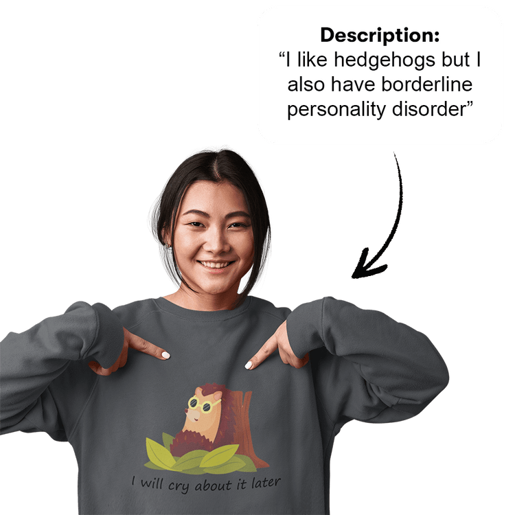 PromptPrint™ - High Quality Custom Unisex Sweatshirt