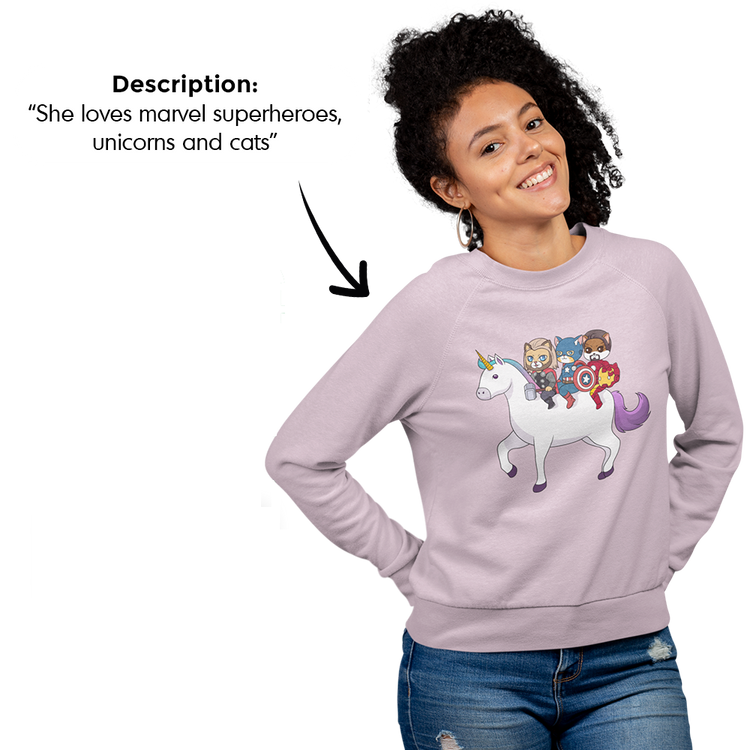 PromptSweatshirt™ - Custom Unisex Sweatshirt