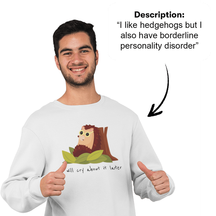 PromptPrint™ - High Quality Custom Unisex Sweatshirt