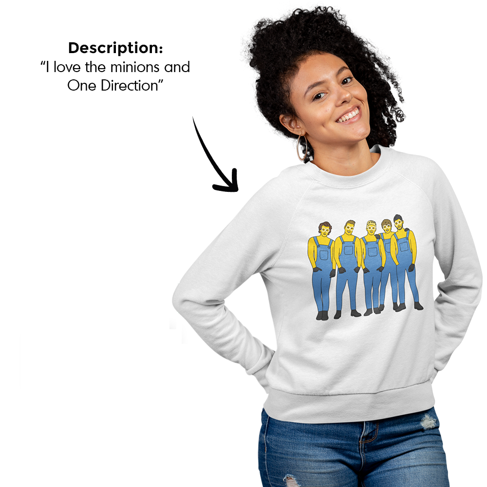PromptSweatshirt™ - Custom Unisex Sweatshirt