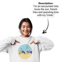 Load image into Gallery viewer, PromptPrint™ - High Quality Custom Unisex Sweatshirt
