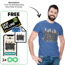 Load image into Gallery viewer, - PromptTee™ - Custom Unisex T-Shirt -
