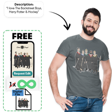 Load image into Gallery viewer, PromptTee™ - Custom Unisex T-Shirt -
