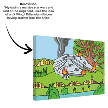 Load image into Gallery viewer, PromptCanvas™ - Custom Canvas Print
