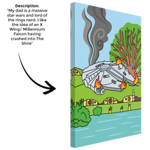 Load image into Gallery viewer, PromptCanvas™ - Custom Canvas Print
