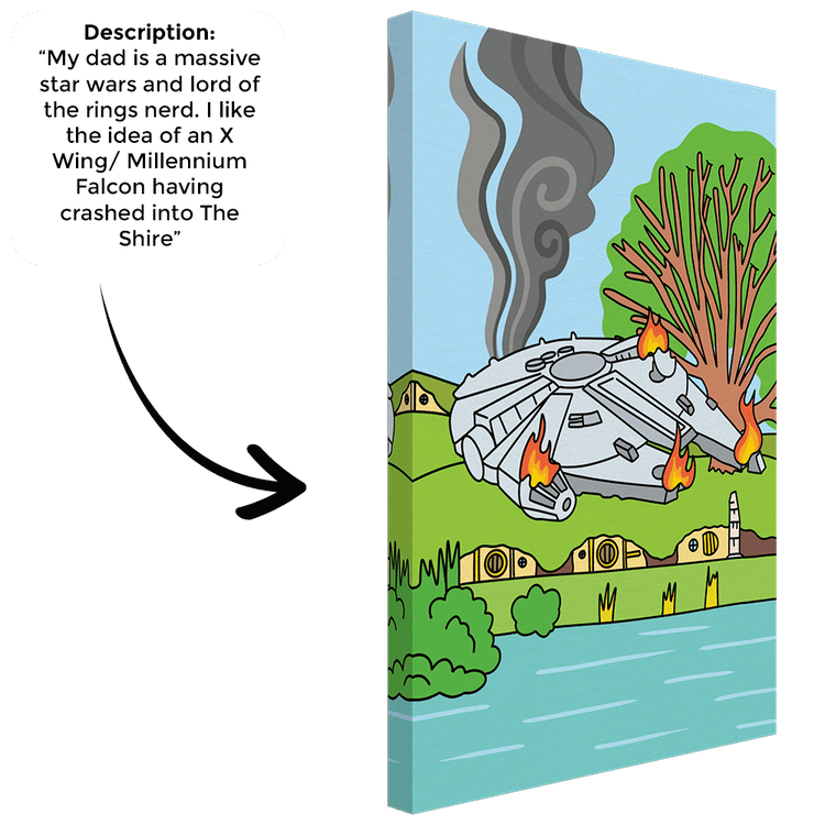 PromptPrint™ - High Quality Canvas Print
