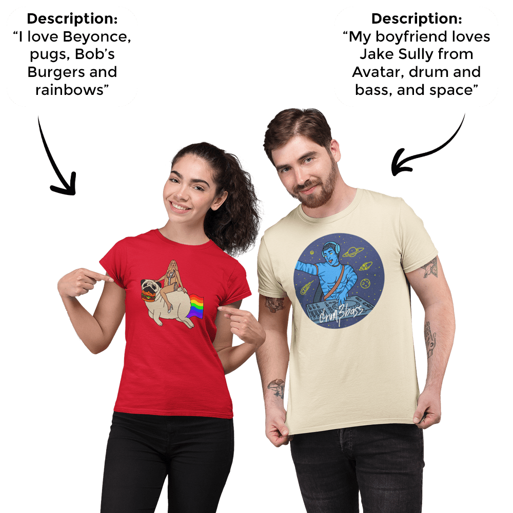 PromptTee™ Twin Pack - 2x Custom Unisex T-Shirt