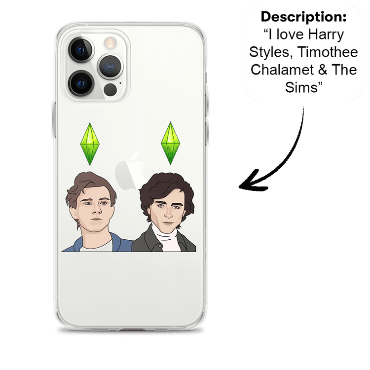 PromptCase™ - Custom Clear iPhone Case
