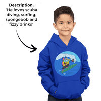 PromptKidsHoodie™ - Kids Custom Unisex Hoodie
