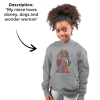 PromptKidsHoodie™ - Kids Custom Unisex Hoodie
