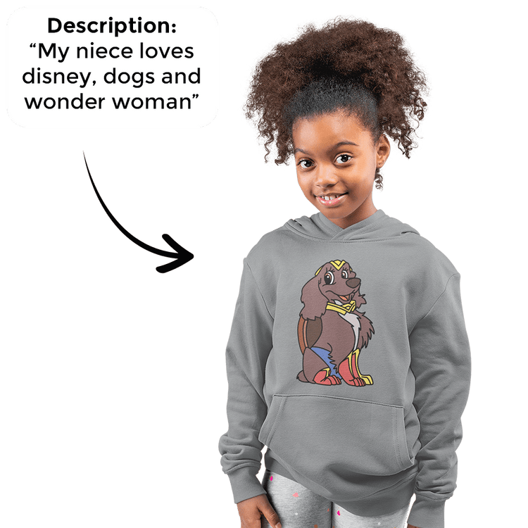 PromptKidsHoodie™ - Kids Custom Unisex Hoodie